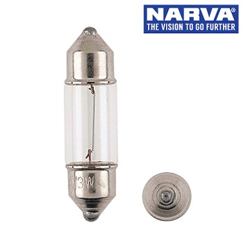 Narva 47263 - 12V 3W SV7-8 Festoon Globes (Box of 10)